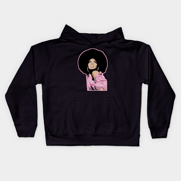 Diana Ross Kids Hoodie by alea crew